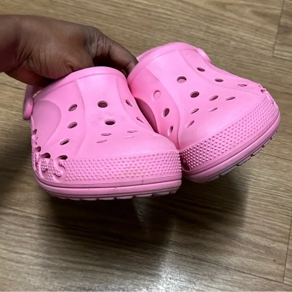 CROCS Pink Sandals Clogs - Picture 12 of 12